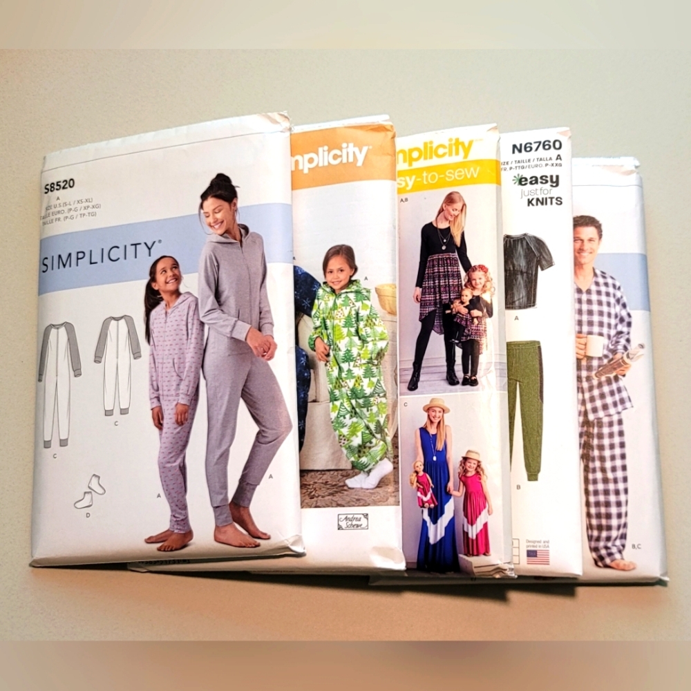 ‼️MUST GO‼️ Lot of children men women fall winter sewing patterns